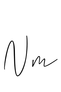 Also You can easily find your signature by using the search form. We will create Nm name handwritten signature images for you free of cost using Allison_Script sign style. Nm signature style 2 images and pictures png