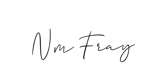 Make a short Nm Fray signature style. Manage your documents anywhere anytime using Allison_Script. Create and add eSignatures, submit forms, share and send files easily. Nm Fray signature style 2 images and pictures png