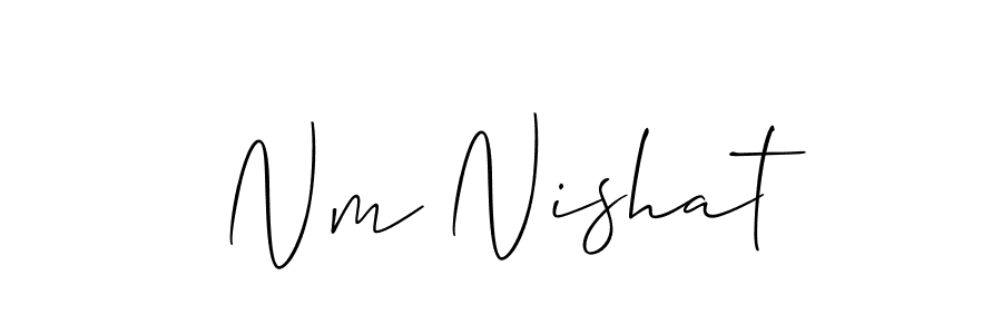 You can use this online signature creator to create a handwritten signature for the name Nm Nishat. This is the best online autograph maker. Nm Nishat signature style 2 images and pictures png