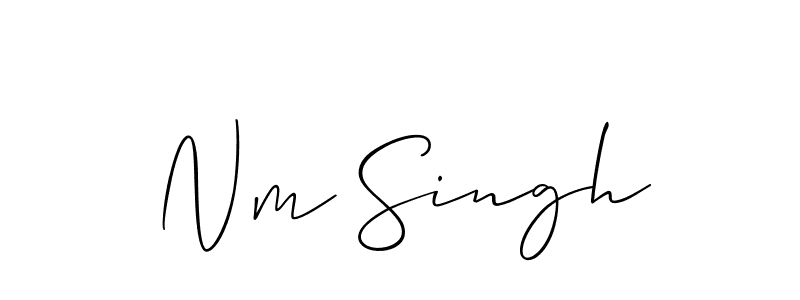 Once you've used our free online signature maker to create your best signature Allison_Script style, it's time to enjoy all of the benefits that Nm Singh name signing documents. Nm Singh signature style 2 images and pictures png