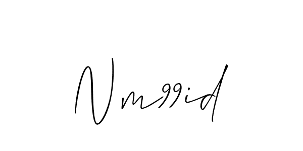 How to make Nm99id name signature. Use Allison_Script style for creating short signs online. This is the latest handwritten sign. Nm99id signature style 2 images and pictures png