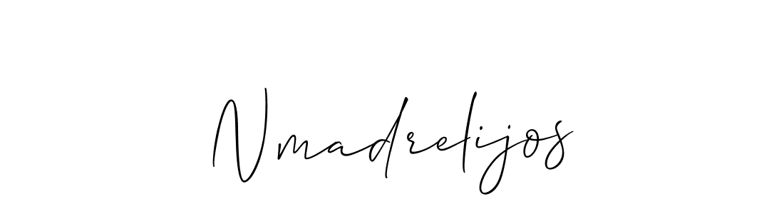 Also You can easily find your signature by using the search form. We will create Nmadrelijos name handwritten signature images for you free of cost using Allison_Script sign style. Nmadrelijos signature style 2 images and pictures png