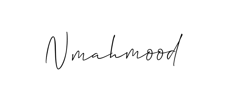 Also we have Nmahmood name is the best signature style. Create professional handwritten signature collection using Allison_Script autograph style. Nmahmood signature style 2 images and pictures png