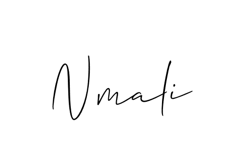 The best way (Allison_Script) to make a short signature is to pick only two or three words in your name. The name Nmali include a total of six letters. For converting this name. Nmali signature style 2 images and pictures png