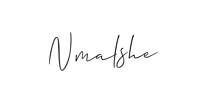 Make a short Nmalshe signature style. Manage your documents anywhere anytime using Allison_Script. Create and add eSignatures, submit forms, share and send files easily. Nmalshe signature style 2 images and pictures png