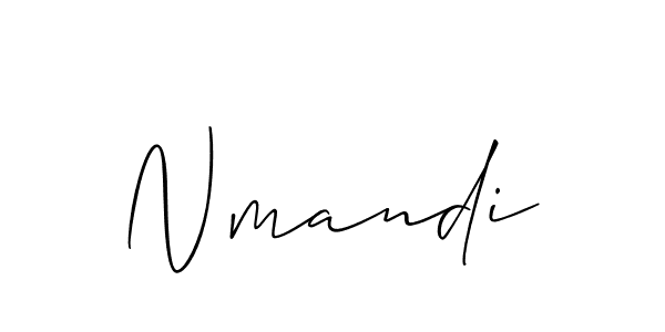 Make a beautiful signature design for name Nmandi. Use this online signature maker to create a handwritten signature for free. Nmandi signature style 2 images and pictures png