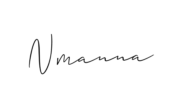 Make a beautiful signature design for name Nmanna. Use this online signature maker to create a handwritten signature for free. Nmanna signature style 2 images and pictures png