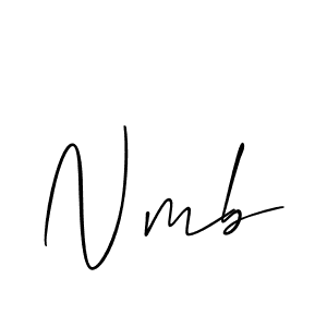 It looks lik you need a new signature style for name Nmb. Design unique handwritten (Allison_Script) signature with our free signature maker in just a few clicks. Nmb signature style 2 images and pictures png