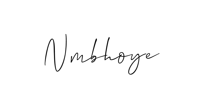 Best and Professional Signature Style for Nmbhoye. Allison_Script Best Signature Style Collection. Nmbhoye signature style 2 images and pictures png