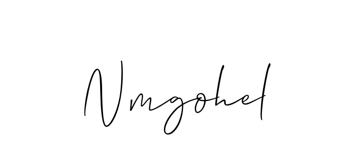Similarly Allison_Script is the best handwritten signature design. Signature creator online .You can use it as an online autograph creator for name Nmgohel. Nmgohel signature style 2 images and pictures png
