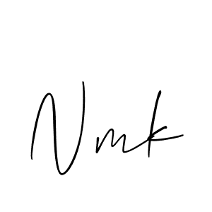 It looks lik you need a new signature style for name Nmk. Design unique handwritten (Allison_Script) signature with our free signature maker in just a few clicks. Nmk signature style 2 images and pictures png