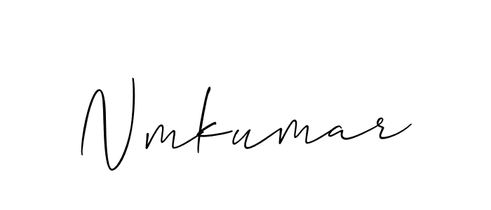 Best and Professional Signature Style for Nmkumar. Allison_Script Best Signature Style Collection. Nmkumar signature style 2 images and pictures png