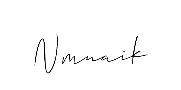 It looks lik you need a new signature style for name Nmnaik. Design unique handwritten (Allison_Script) signature with our free signature maker in just a few clicks. Nmnaik signature style 2 images and pictures png