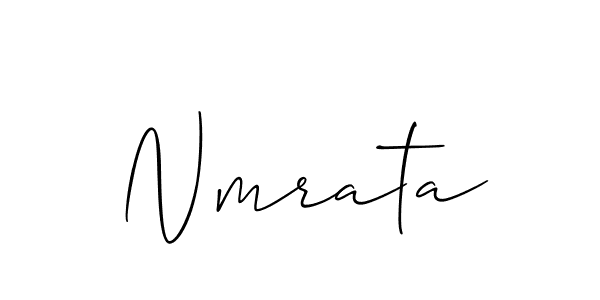 Make a beautiful signature design for name Nmrata. With this signature (Allison_Script) style, you can create a handwritten signature for free. Nmrata signature style 2 images and pictures png