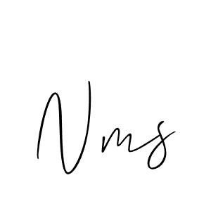 Also You can easily find your signature by using the search form. We will create Nms name handwritten signature images for you free of cost using Allison_Script sign style. Nms signature style 2 images and pictures png