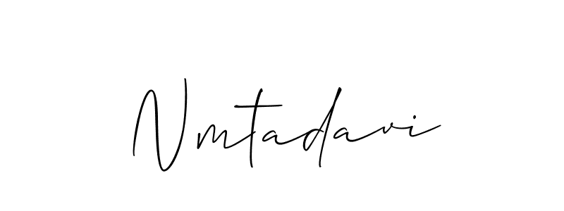 You should practise on your own different ways (Allison_Script) to write your name (Nmtadavi) in signature. don't let someone else do it for you. Nmtadavi signature style 2 images and pictures png