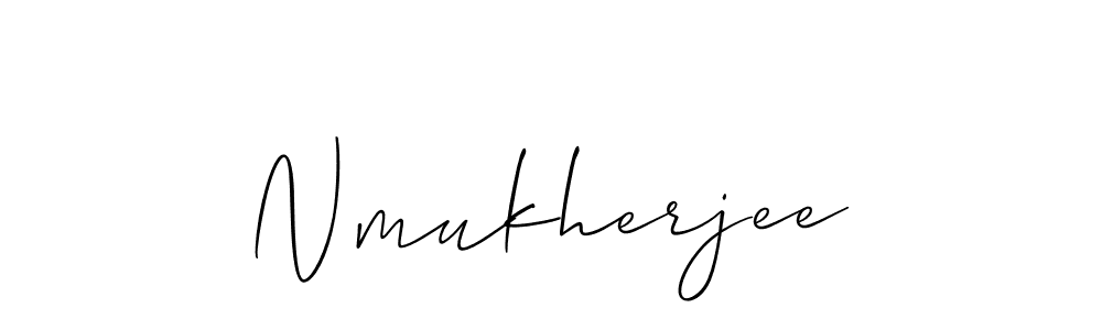 Also we have Nmukherjee name is the best signature style. Create professional handwritten signature collection using Allison_Script autograph style. Nmukherjee signature style 2 images and pictures png