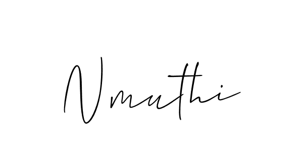 How to Draw Nmuthi signature style? Allison_Script is a latest design signature styles for name Nmuthi. Nmuthi signature style 2 images and pictures png