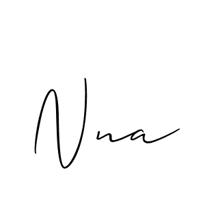 How to make Nna name signature. Use Allison_Script style for creating short signs online. This is the latest handwritten sign. Nna signature style 2 images and pictures png