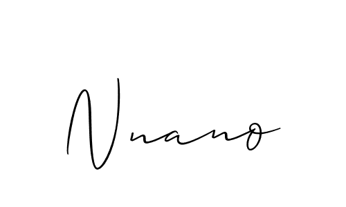 Once you've used our free online signature maker to create your best signature Allison_Script style, it's time to enjoy all of the benefits that Nnano name signing documents. Nnano signature style 2 images and pictures png