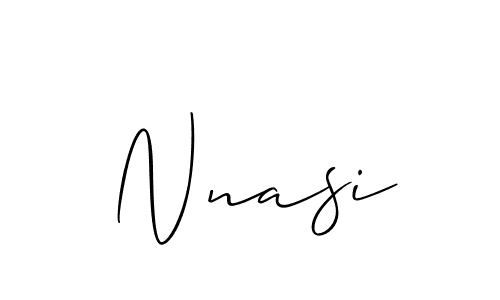 Make a short Nnasi signature style. Manage your documents anywhere anytime using Allison_Script. Create and add eSignatures, submit forms, share and send files easily. Nnasi signature style 2 images and pictures png