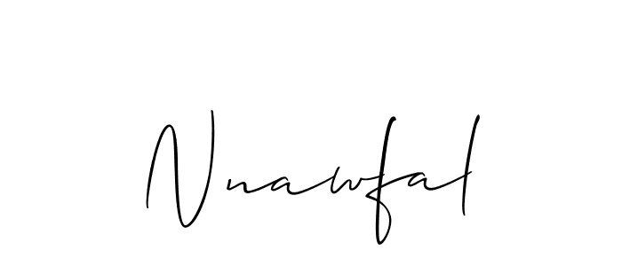 You should practise on your own different ways (Allison_Script) to write your name (Nnawfal) in signature. don't let someone else do it for you. Nnawfal signature style 2 images and pictures png