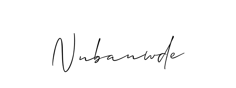 The best way (Allison_Script) to make a short signature is to pick only two or three words in your name. The name Nnbanwde include a total of six letters. For converting this name. Nnbanwde signature style 2 images and pictures png