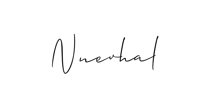 Make a beautiful signature design for name Nnevhal. Use this online signature maker to create a handwritten signature for free. Nnevhal signature style 2 images and pictures png