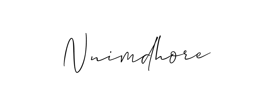 How to Draw Nnimdhore signature style? Allison_Script is a latest design signature styles for name Nnimdhore. Nnimdhore signature style 2 images and pictures png