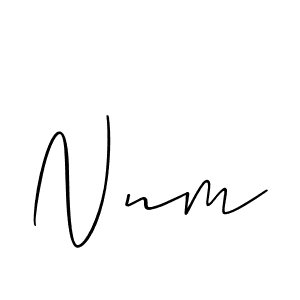 Best and Professional Signature Style for Nnm. Allison_Script Best Signature Style Collection. Nnm signature style 2 images and pictures png