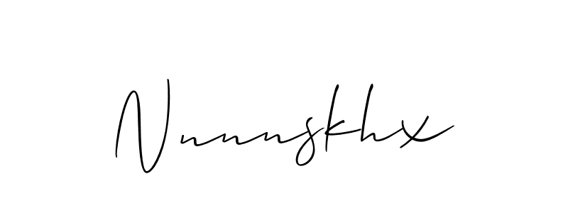 Similarly Allison_Script is the best handwritten signature design. Signature creator online .You can use it as an online autograph creator for name Nnnnskhx. Nnnnskhx signature style 2 images and pictures png