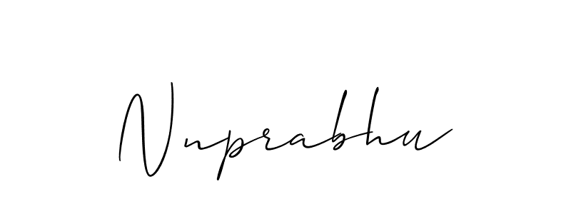 Once you've used our free online signature maker to create your best signature Allison_Script style, it's time to enjoy all of the benefits that Nnprabhu name signing documents. Nnprabhu signature style 2 images and pictures png