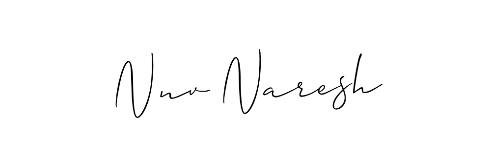 It looks lik you need a new signature style for name Nnv Naresh. Design unique handwritten (Allison_Script) signature with our free signature maker in just a few clicks. Nnv Naresh signature style 2 images and pictures png