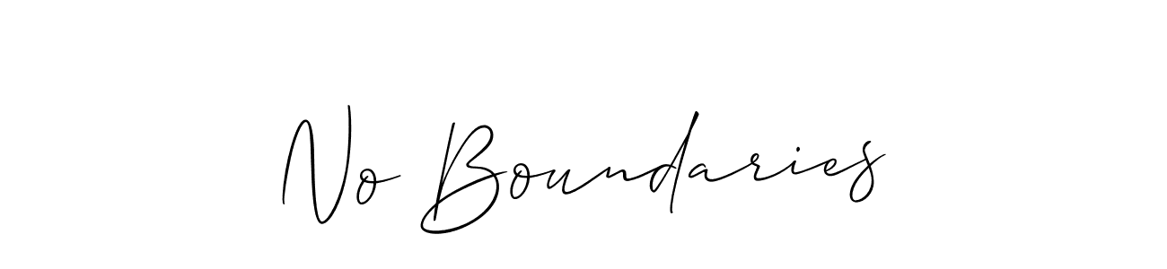 Make a beautiful signature design for name No Boundaries. Use this online signature maker to create a handwritten signature for free. No Boundaries signature style 2 images and pictures png