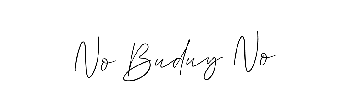 if you are searching for the best signature style for your name No Buduy No. so please give up your signature search. here we have designed multiple signature styles  using Allison_Script. No Buduy No signature style 2 images and pictures png