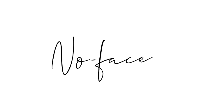 Use a signature maker to create a handwritten signature online. With this signature software, you can design (Allison_Script) your own signature for name No-face. No-face signature style 2 images and pictures png