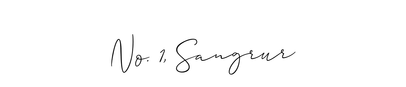 Best and Professional Signature Style for No. 1, Sangrur. Allison_Script Best Signature Style Collection. No. 1, Sangrur signature style 2 images and pictures png