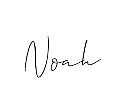 How to make Noah signature? Allison_Script is a professional autograph style. Create handwritten signature for Noah name. Noah signature style 2 images and pictures png