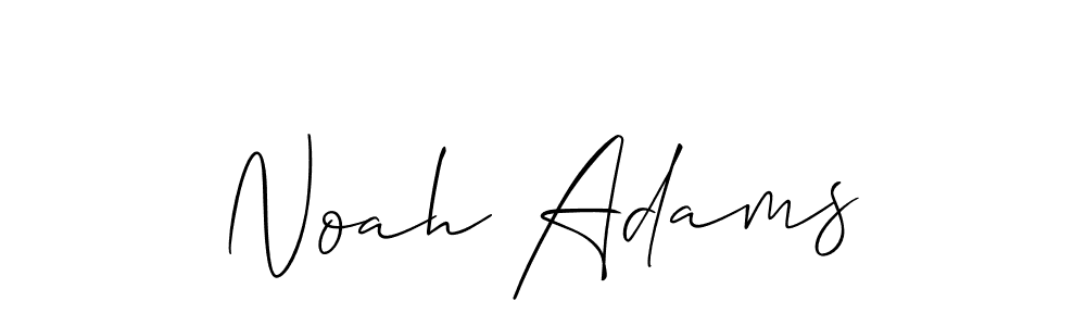 Use a signature maker to create a handwritten signature online. With this signature software, you can design (Allison_Script) your own signature for name Noah Adams. Noah Adams signature style 2 images and pictures png