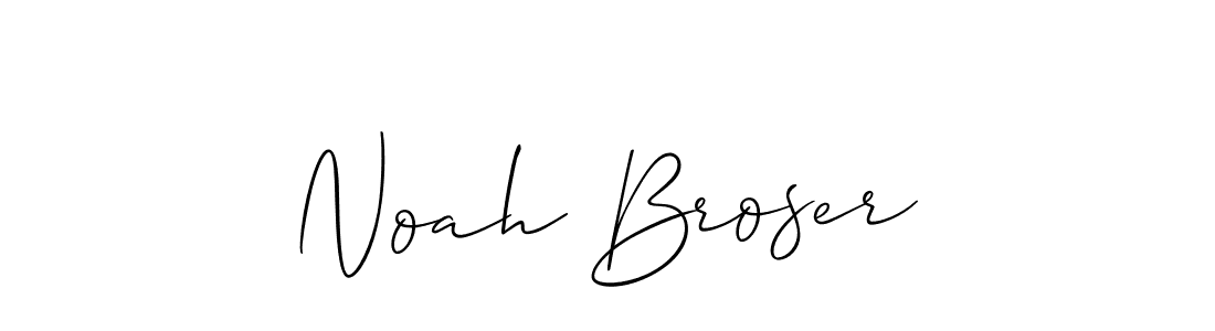 Make a beautiful signature design for name Noah Broser. Use this online signature maker to create a handwritten signature for free. Noah Broser signature style 2 images and pictures png