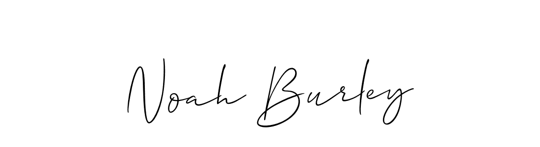 Best and Professional Signature Style for Noah Burley. Allison_Script Best Signature Style Collection. Noah Burley signature style 2 images and pictures png