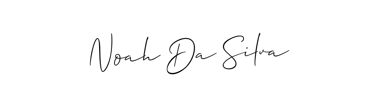 You should practise on your own different ways (Allison_Script) to write your name (Noah Da Silva) in signature. don't let someone else do it for you. Noah Da Silva signature style 2 images and pictures png