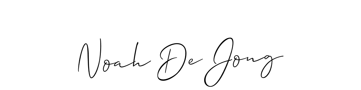 Noah De Jong stylish signature style. Best Handwritten Sign (Allison_Script) for my name. Handwritten Signature Collection Ideas for my name Noah De Jong. Noah De Jong signature style 2 images and pictures png