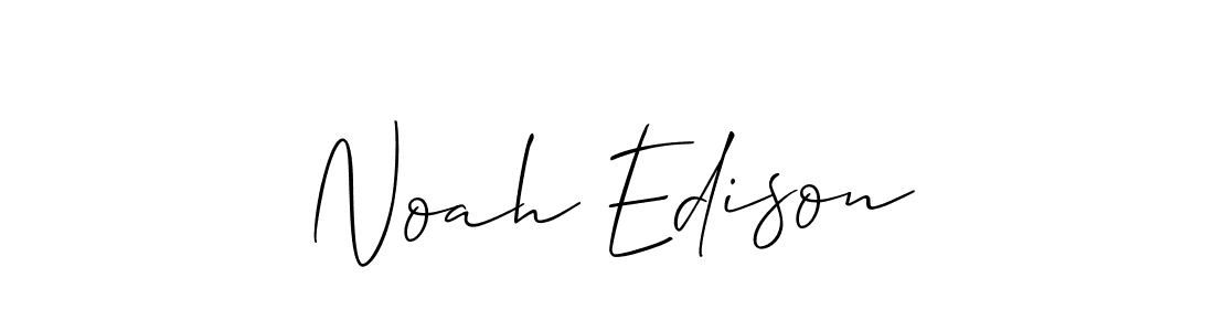 Similarly Allison_Script is the best handwritten signature design. Signature creator online .You can use it as an online autograph creator for name Noah Edison. Noah Edison signature style 2 images and pictures png