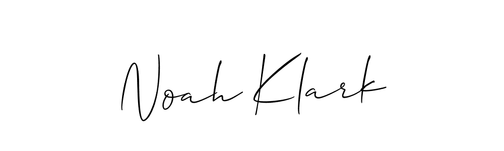 Best and Professional Signature Style for Noah Klark. Allison_Script Best Signature Style Collection. Noah Klark signature style 2 images and pictures png