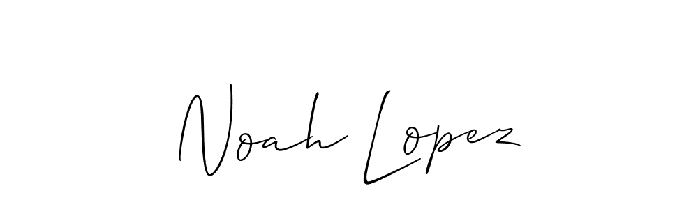 It looks lik you need a new signature style for name Noah Lopez. Design unique handwritten (Allison_Script) signature with our free signature maker in just a few clicks. Noah Lopez signature style 2 images and pictures png