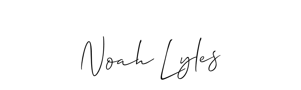 You should practise on your own different ways (Allison_Script) to write your name (Noah Lyles) in signature. don't let someone else do it for you. Noah Lyles signature style 2 images and pictures png