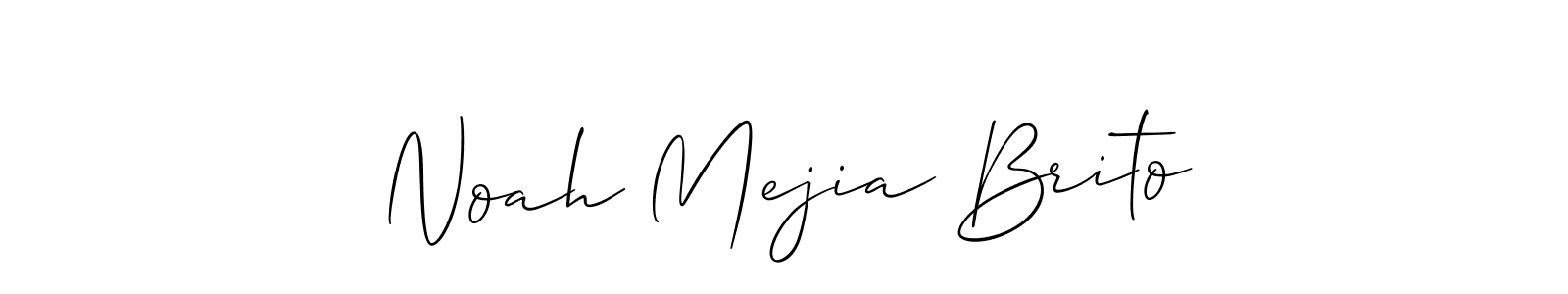 Make a beautiful signature design for name Noah Mejia Brito. Use this online signature maker to create a handwritten signature for free. Noah Mejia Brito signature style 2 images and pictures png