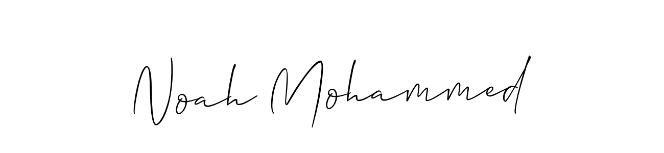 How to make Noah Mohammed signature? Allison_Script is a professional autograph style. Create handwritten signature for Noah Mohammed name. Noah Mohammed signature style 2 images and pictures png