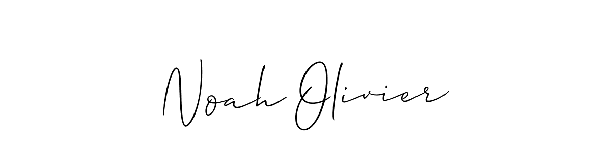 It looks lik you need a new signature style for name Noah Olivier. Design unique handwritten (Allison_Script) signature with our free signature maker in just a few clicks. Noah Olivier signature style 2 images and pictures png